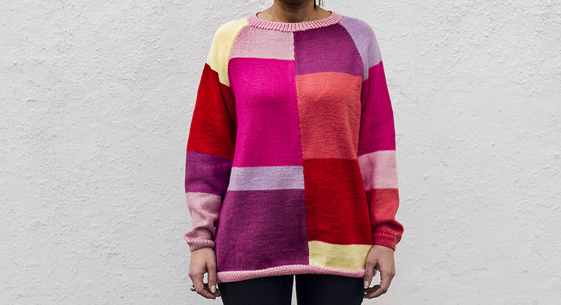 Jersey oversize multicolor