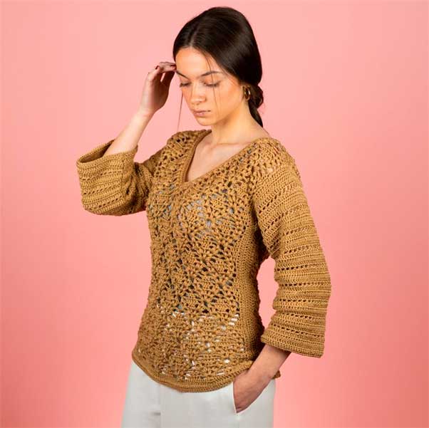 blusa viento por tejer es de guapas
